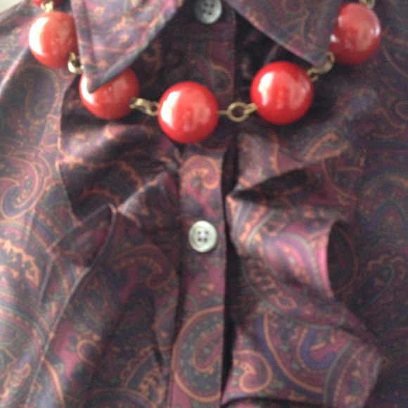 🎉Host Pick🎉 Argyle Purple/Cranberry Ralph Lauren - Picture 2 of 3