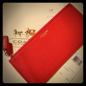 SOLD---Coach Legacy Pencil Case