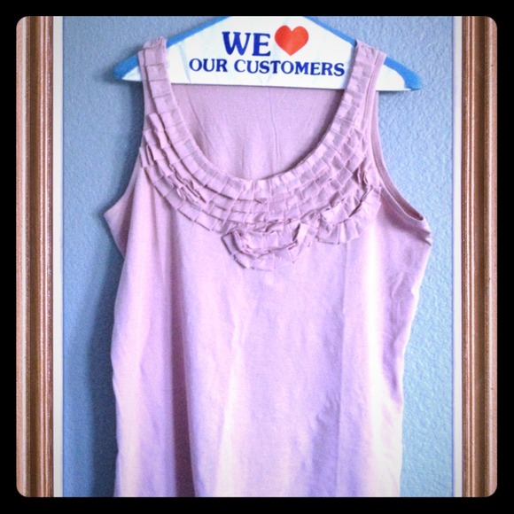 Lght.PINK🎀 tank by Garnet Hill🌟sz.medium NWOT💋