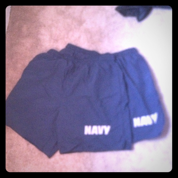 2 pair navy shorts