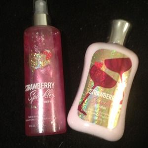 Sparkle spray and lotion