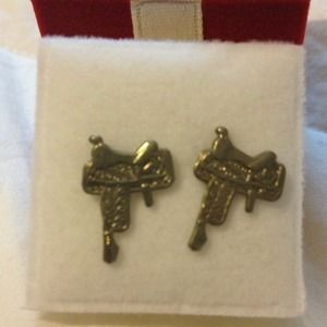 Western Saddle Earrings