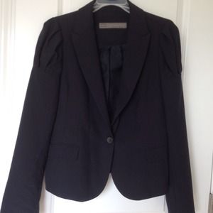 Sold in bundle! blue Zara blazer with puff should