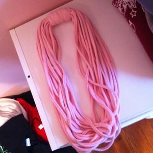 Cute fringe scarf or necklace!