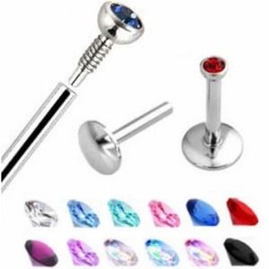 lip rings. labret studs.