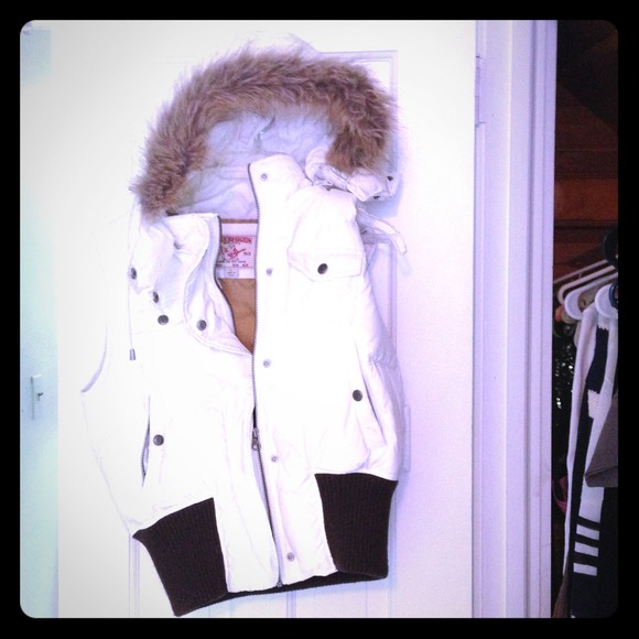 True Religion  white vest