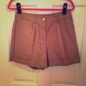 Tan Dress Shorts