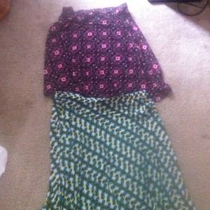 Two different skirts