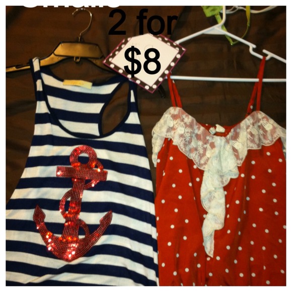 2 summer tops! ☀☀☀ - Picture 1 of 1