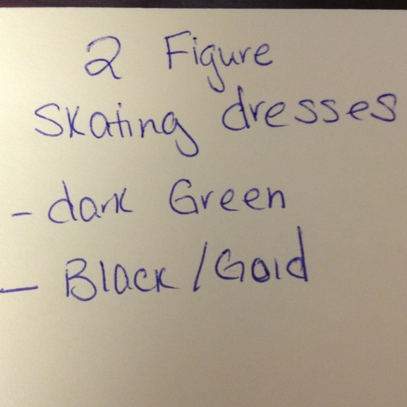Figure skating dresses