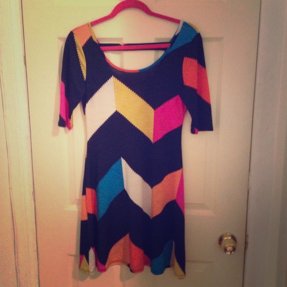 Colorful Printed Dress