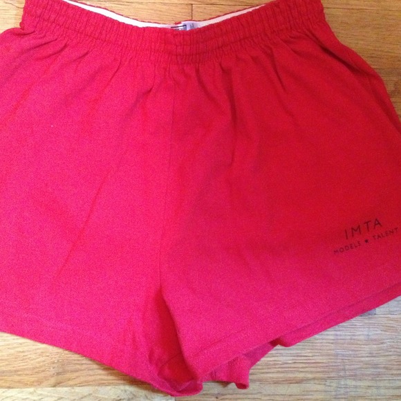 Red Model Butt Shorts - Picture 2 of 2