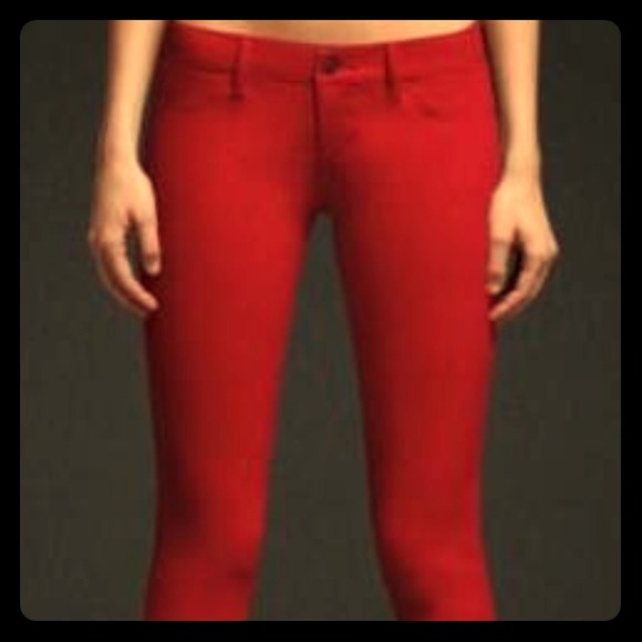 Red Hollister Jegging