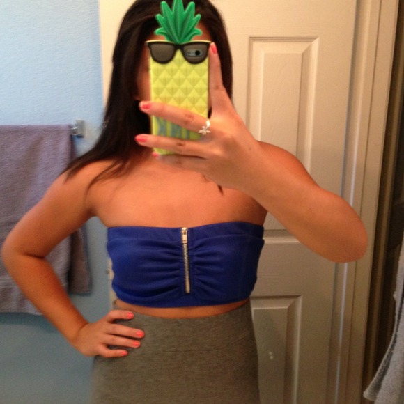 ⛔SOLD IN BUNDLE⛔ Blue bandeau top