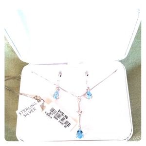 Necklace and earrings