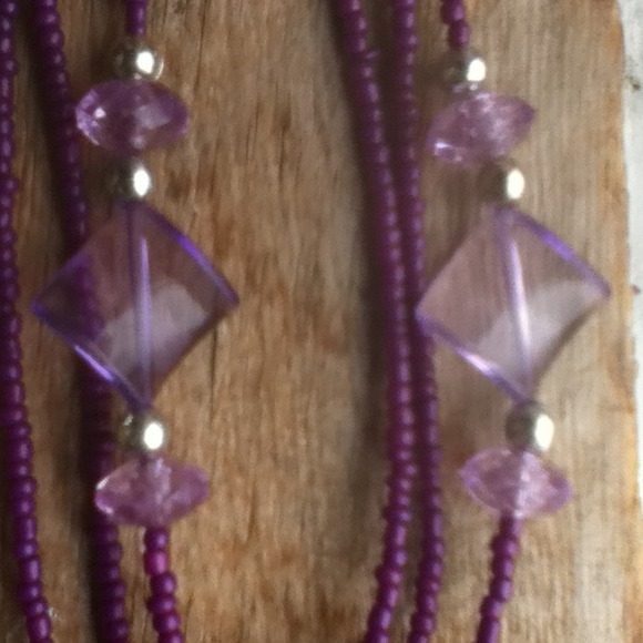 Purple Design Covered Sea Shell - Picture 3 of 4