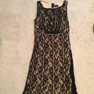 Black lace dress
