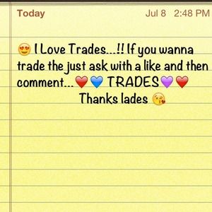 Trades!!!❤💙💜