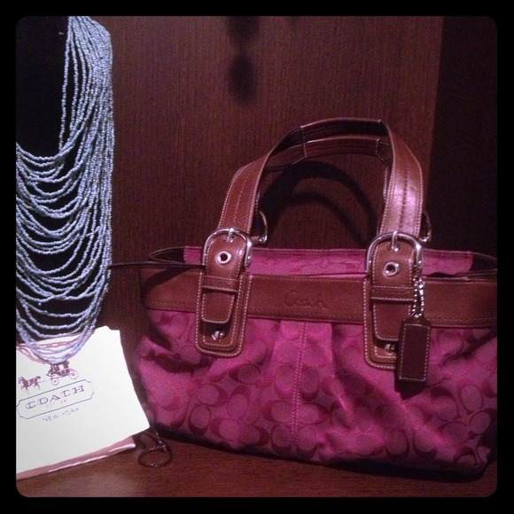 {SOLD} Authentic Coach in purple