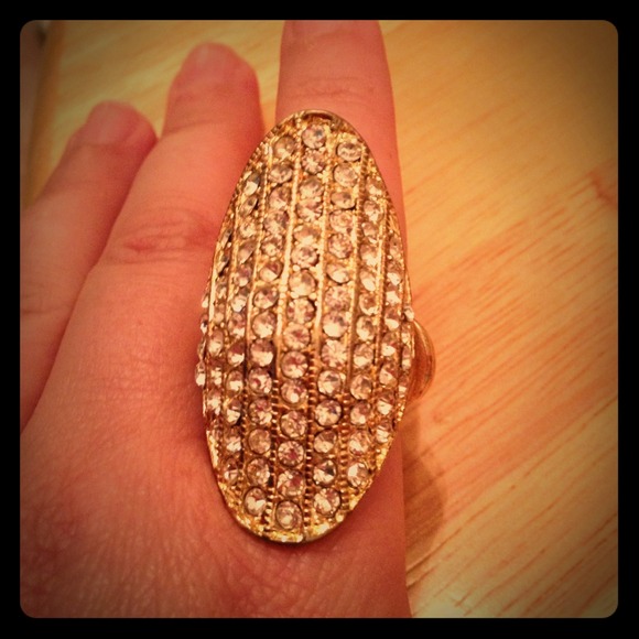 Huge!  Goldstone Statement Ring.