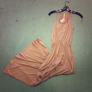 NWT Striped racerback maxi