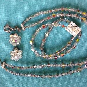 The set ...neck less ,ear rings ,bracelet