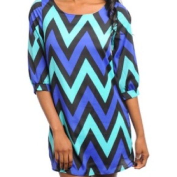 🚫RESERVED🚫 chevron dress