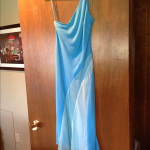 Aqua blue Express dress.