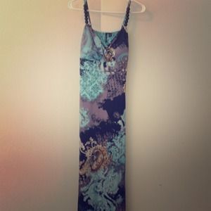 Beautiful maxi with beaded straps!