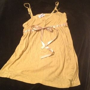 Mustard baby doll top