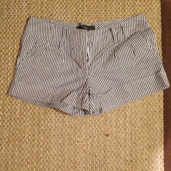 Pinstripe shorts