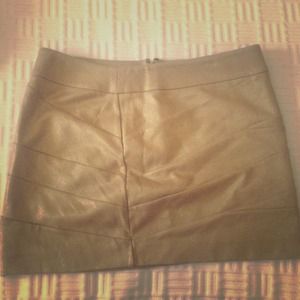 SPARKLY METALLIC GOLD MINISKIRT