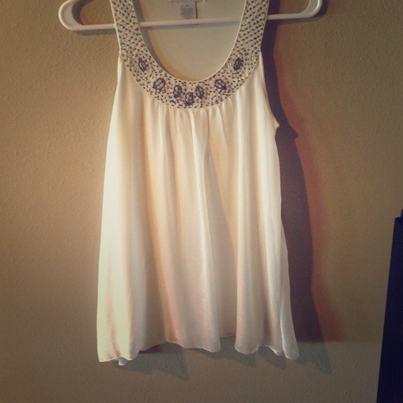 Ivory tank top