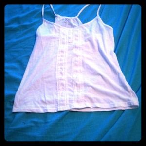 ❌SOLD❌White racer back tank top