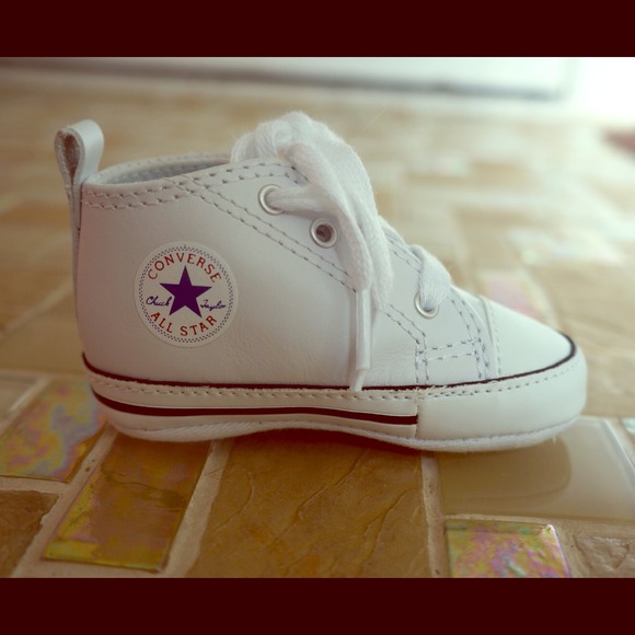 ❌SOLD❌ white baby converse