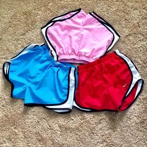 3 Nike Athletic Shorts