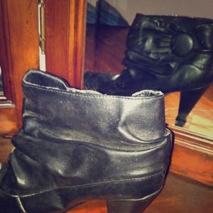 Black booties