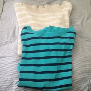 ***2***Old Navy boatneck 3/4 sleeve sweaters
