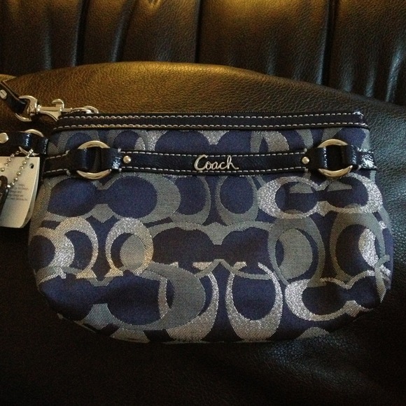 Large coach wristlet
