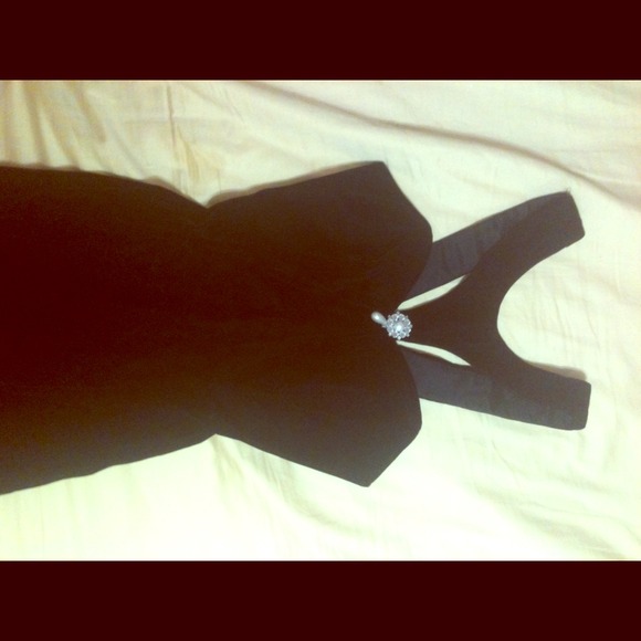 Black Velvet Floor Length Pageant/Prom Gown - Picture 1 of 3