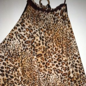 Leopard print dress