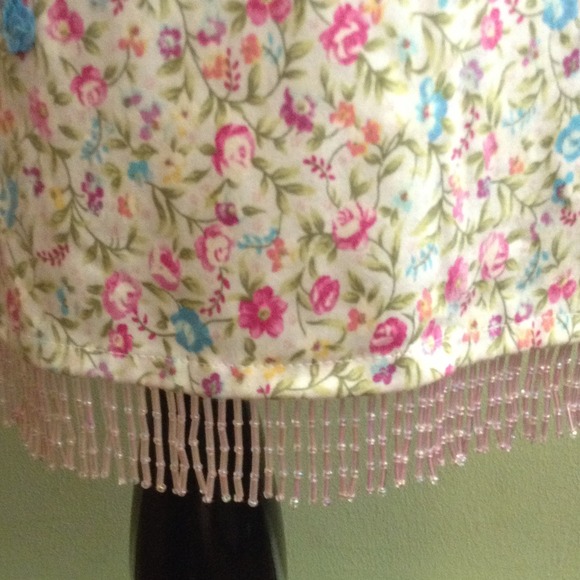 ๐SOLD๐ ๐HP๐ABS Floral Beaded Dress Size 4 - Picture 3 of 4