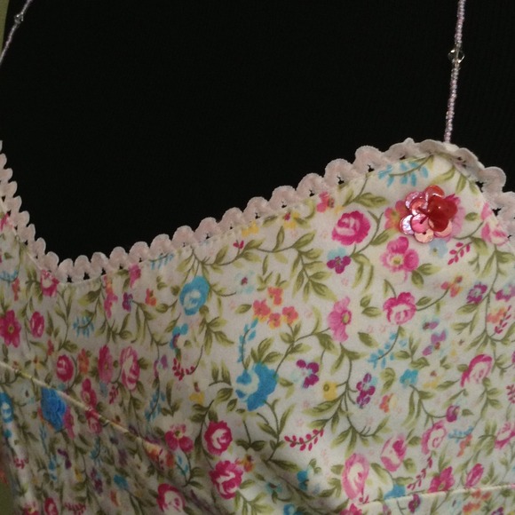 ๐SOLD๐ ๐HP๐ABS Floral Beaded Dress Size 4 - Picture 4 of 4
