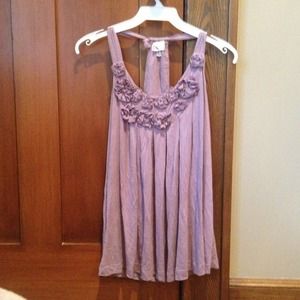 A light purple small cute flowery top