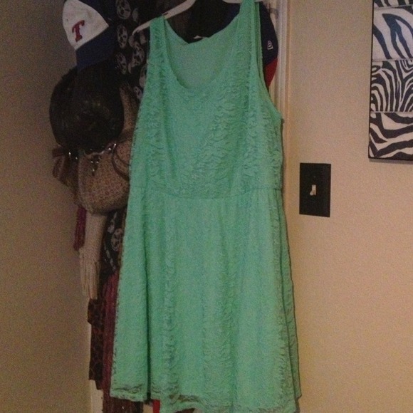 🚫Sold🚫🚫🚫🚫Lace mint dress
