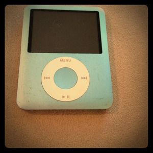 Baby blue iPod nano 8gb.