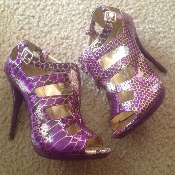 Purple High Heels