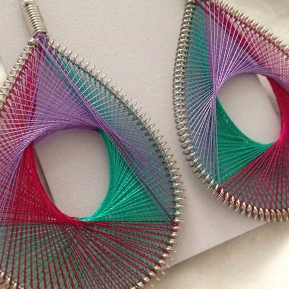 Fashionable hoop earrings