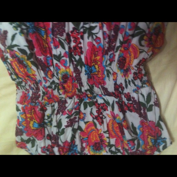 Papaya Floral Summer Dress - Picture 2 of 2