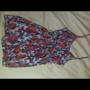 Papaya Floral Summer Dress